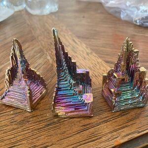 Stunning aura coated bismuth collection